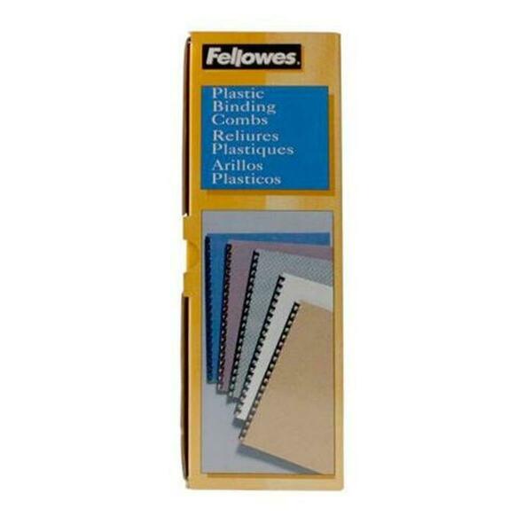 Fellowes 0.25 in. Plastic Binding Comb- White FEL52370